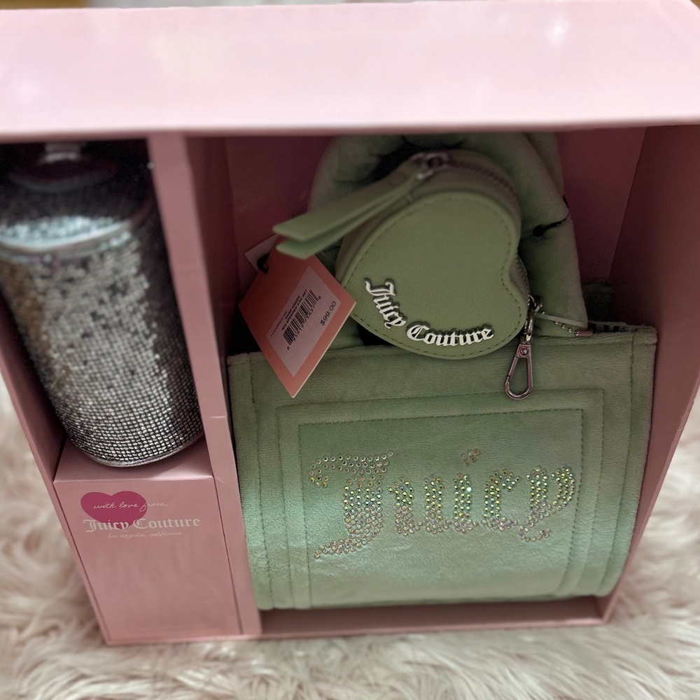 Juicy Couture Sage Green Big Spender 3 pc Set